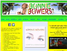 Tablet Screenshot of bonniebowers.com